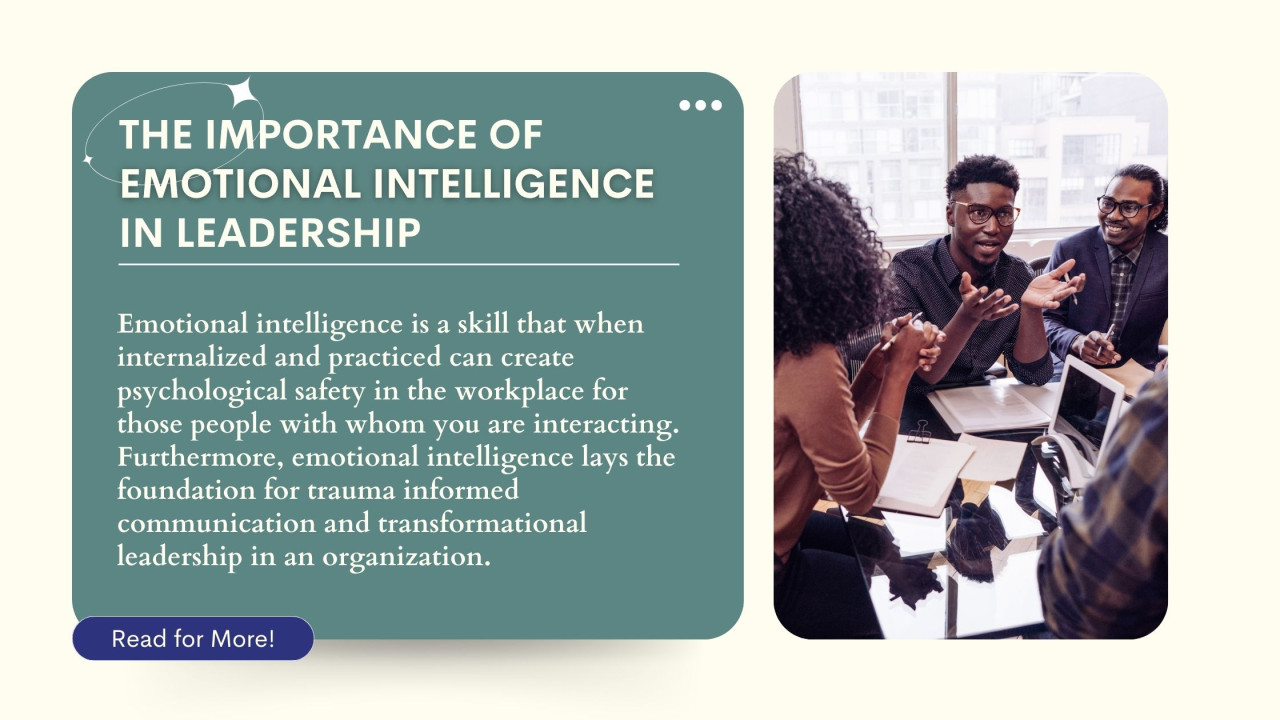 The Importance of Emotional Intelligence in Leadership